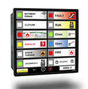 panel de mando y control para buque