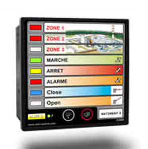 panel de mando y control para buque