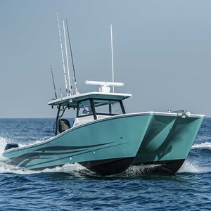 barco open catamarán