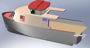 barco profesional barco de investigación científica