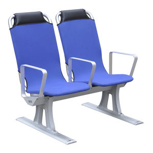 asiento para buque de pasajeros / respaldo alto / con reposabrazos / 2 plazas