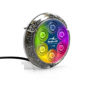 iluminación subacuática para yate