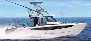 barco cabinado catamarán