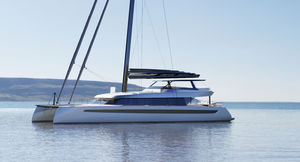 yate de vela de carbono