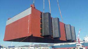 defensa para puerto / de muelle / en forma de arco