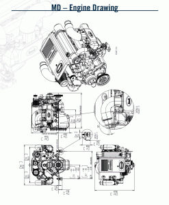 motor intraborda / diésel / para barco profesional