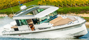 barco open fueraborda / bimotor / con consola central / con hard-top