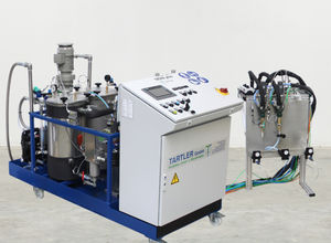 máquina dosificadora y mezcladora