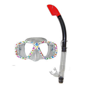 máscara de snorkel de dos cristales 1