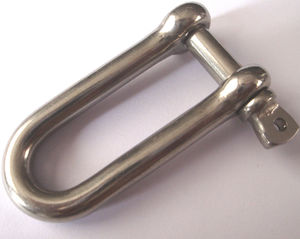grillete para buque recto / de ensamblaje para cadena de ancla / de acero inoxidable