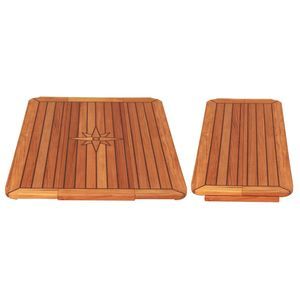 tablero de mesa de teca