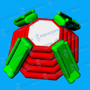 juego acuático tobogán