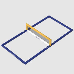 juego acuático cancha de voleibol