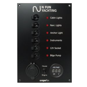 panel eléctrico para barco