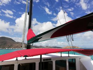 botavara para velero / de carbono