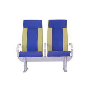 asiento para buque de pasajeros / con reposabrazos / respaldo reclinable / 2 plazas