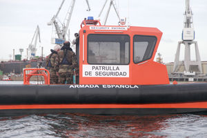 barco profesional barco de vigilancia / fueraborda / de aluminio
