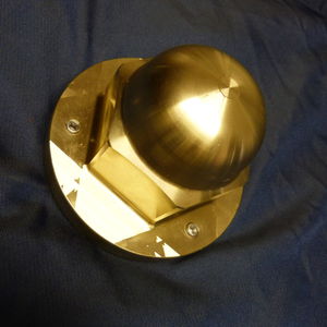 ánodo de protección para barco / de latón / para eje de hélice / para perno de acero con cabeza hexagonal