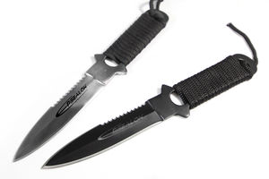 cuchillo de buceo / de hoja de doble filo