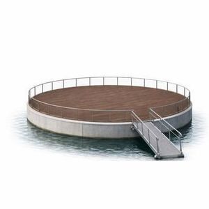 estructura flotante para puerto
