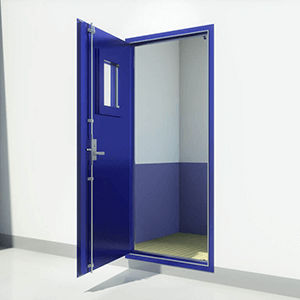 puerta para buque / para plataforma marina / semiestanca / A60