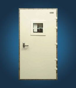 puerta para buque / semiestanca / de acero