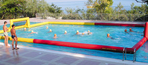 juego acuático cancha de voleibol / inflable
