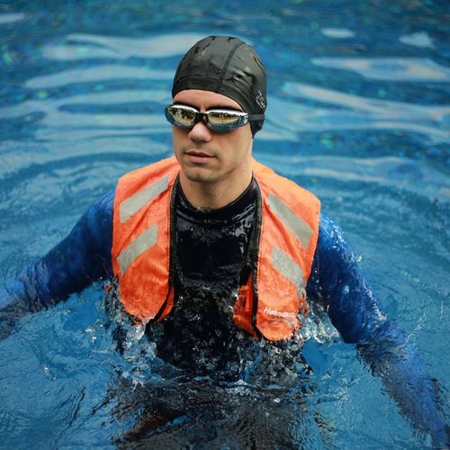 Chaleco de ayuda a la flotabilidad para deportes náuticos - Shenzhen Hoverstar Flight Technology Co.,LTD - unisex / de espuma / naranja