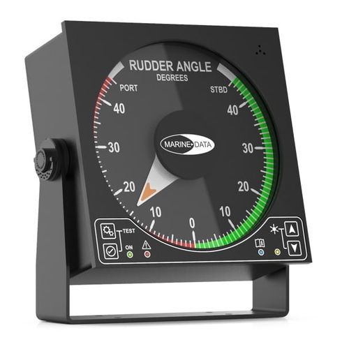 Indicador para barco - MD68RDI  - Marine Data Systems - para buque / de ángulo de timón / analógico
