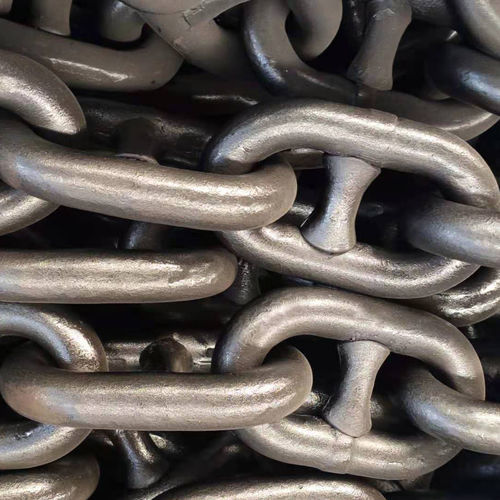 Cadena para buque - Qingdao Jinfuquan Anchor Chain Co.,Ltd - de ancla / eslabón con contrete