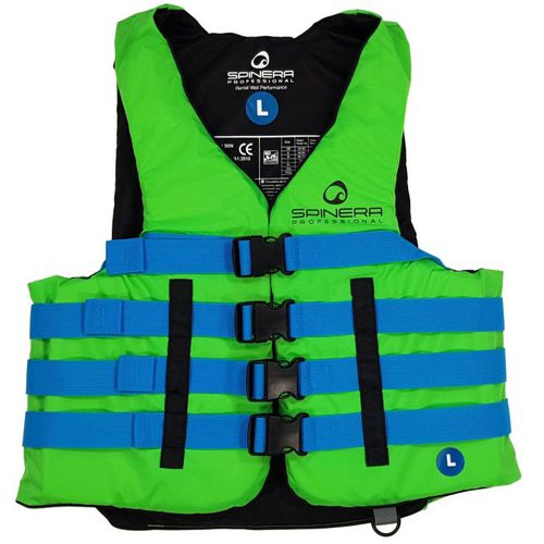 Chaleco de ayuda a la flotabilidad para deportes náuticos - 20433P - Spinera - para hombre / de espuma / verde