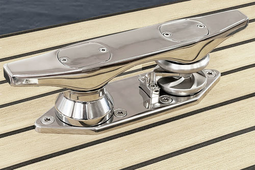 Bita de amarre para yate - JOY B4C123H - Bonomi srl - para velero / plana / de acero inoxidable