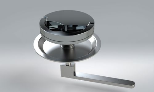 Pestillo para barco - YLSA90MI - YACHT LUXURY STYLE - para buque / con llave / de palanca