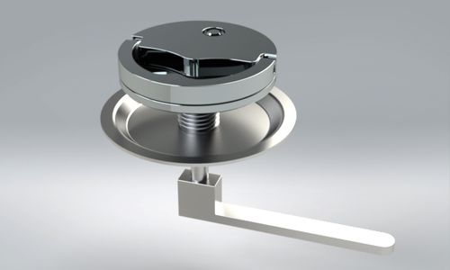 Pestillo para barco - YLSA90MIK - YACHT LUXURY STYLE - para buque / con llave / de palanca