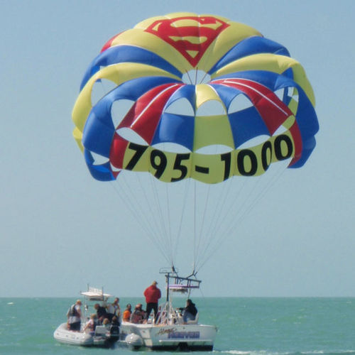 Parasail a medida - XXTREME 35.5 - CUSTOM CHUTES - para vientos fuertes / para ascenso desde el barco / 1-2 plazas