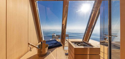 Sauna finlandesa - A60 Full Cabin - Carmenta - de madera / para yate