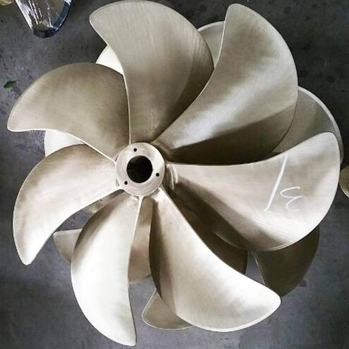 Hélice para buque - Fountom Marine - de paso fijo / línea de eje / 7 palas