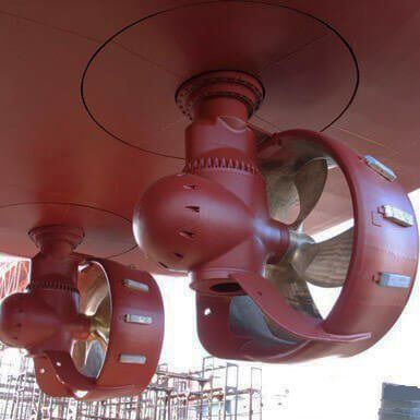Propulsor acimutal - Fountom Marine - para buque / con motor diésel / Z-drive