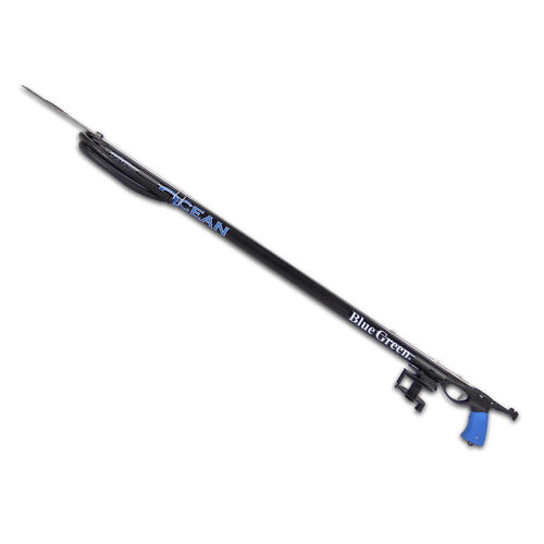 Fusil de pesca submarina de goma circular - Ocean - BlueGreen - de aluminio