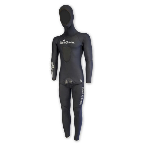 Traje húmedo de buceo - Black Hunter - BlueGreen - de manga larga / de una pieza / con capucha