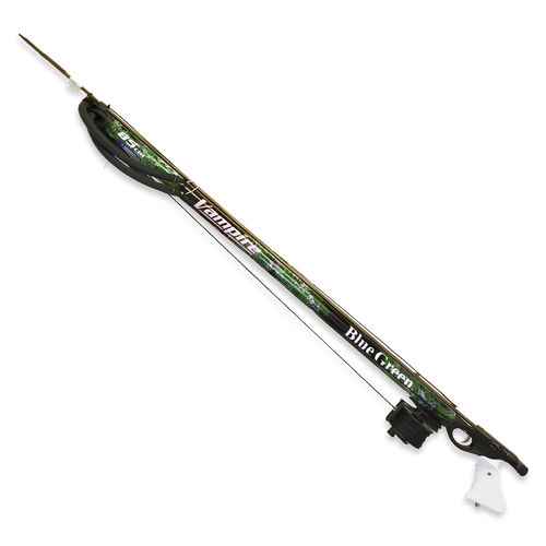 Fusil de pesca submarina de goma circular - Vampire Pro Camo - BlueGreen - de aluminio