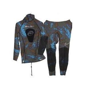 Camiseta de lycra con capucha - Dual - Triton X Inc (Rob Allen Diving) - de manga larga