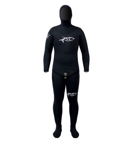 Traje húmedo para pesca submarina - ROFOS - Xt Diving Pro - de manga larga / con capucha / de dos piezas