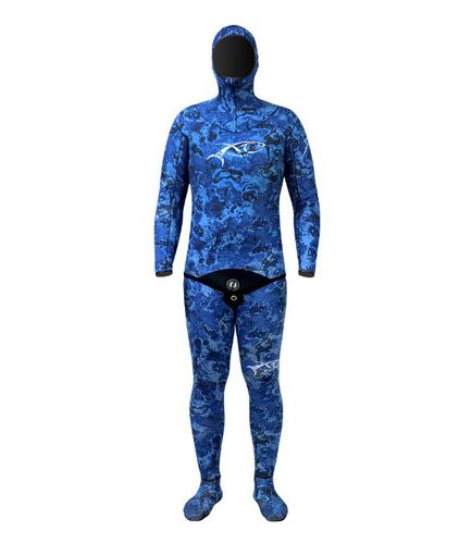 Traje húmedo para pesca submarina - ENEDRA - Xt Diving Pro - de manga larga / con capucha / de dos piezas
