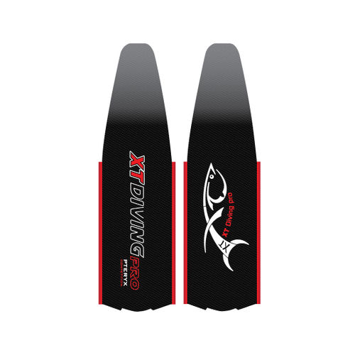 Aleta para pesca submarina - PTERYX COMPETITION - Xt Diving Pro - de carbono / calzante / negra