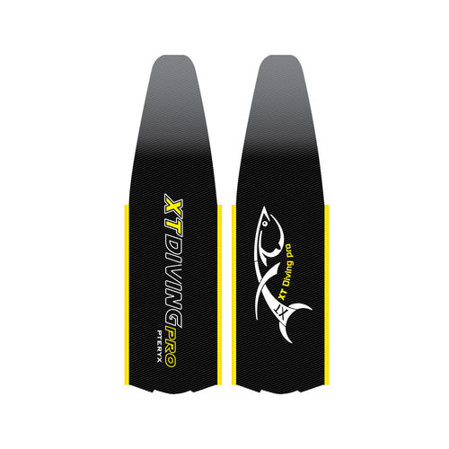 Aleta para pesca submarina - PTERYX NORMAL - Xt Diving Pro - de carbono / calzante / negra