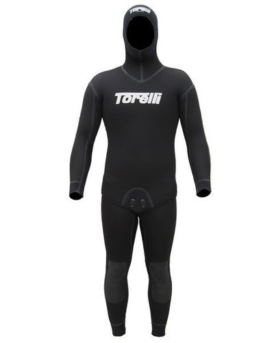 Traje húmedo de uso profesional - TORELLI SPEARFISHING (AUSTRALIA) - de una pieza / con capucha / 7 mm
