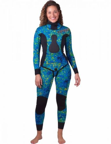 Traje húmedo para pesca submarina - EVE - TORELLI SPEARFISHING (AUSTRALIA) - con capucha / de dos piezas / 1.5 mm