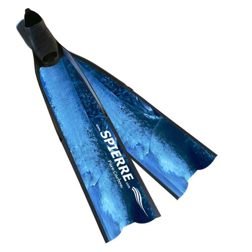 Aleta para pesca submarina - 3D BLUE - Spierre - de carbono / calzante