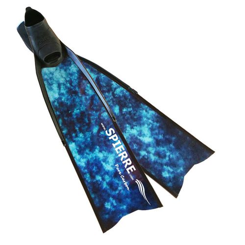Aleta para pesca submarina - 3D BLUE WATER - Spierre - de carbono / calzante